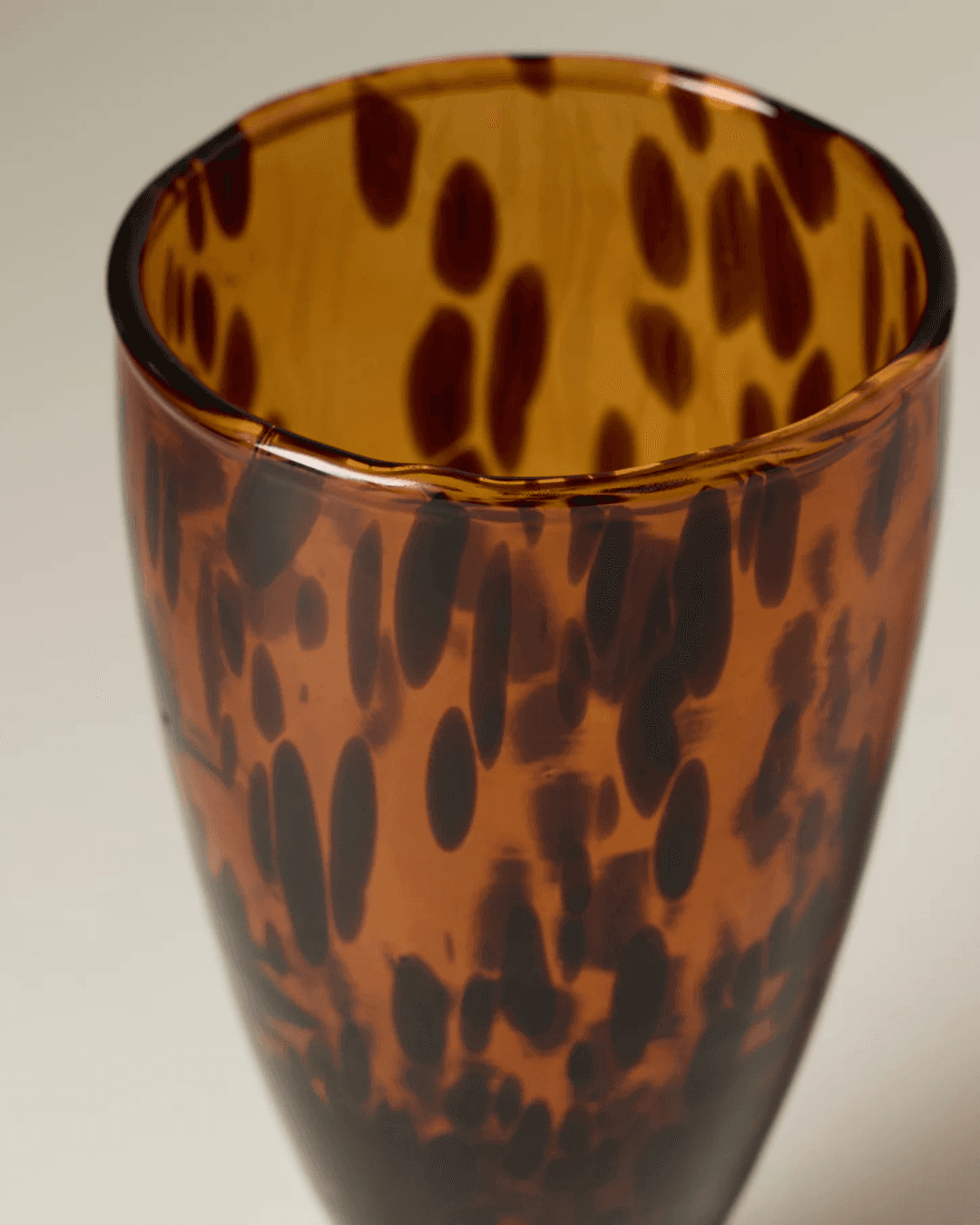 Gia Tortoise Goblet Glass