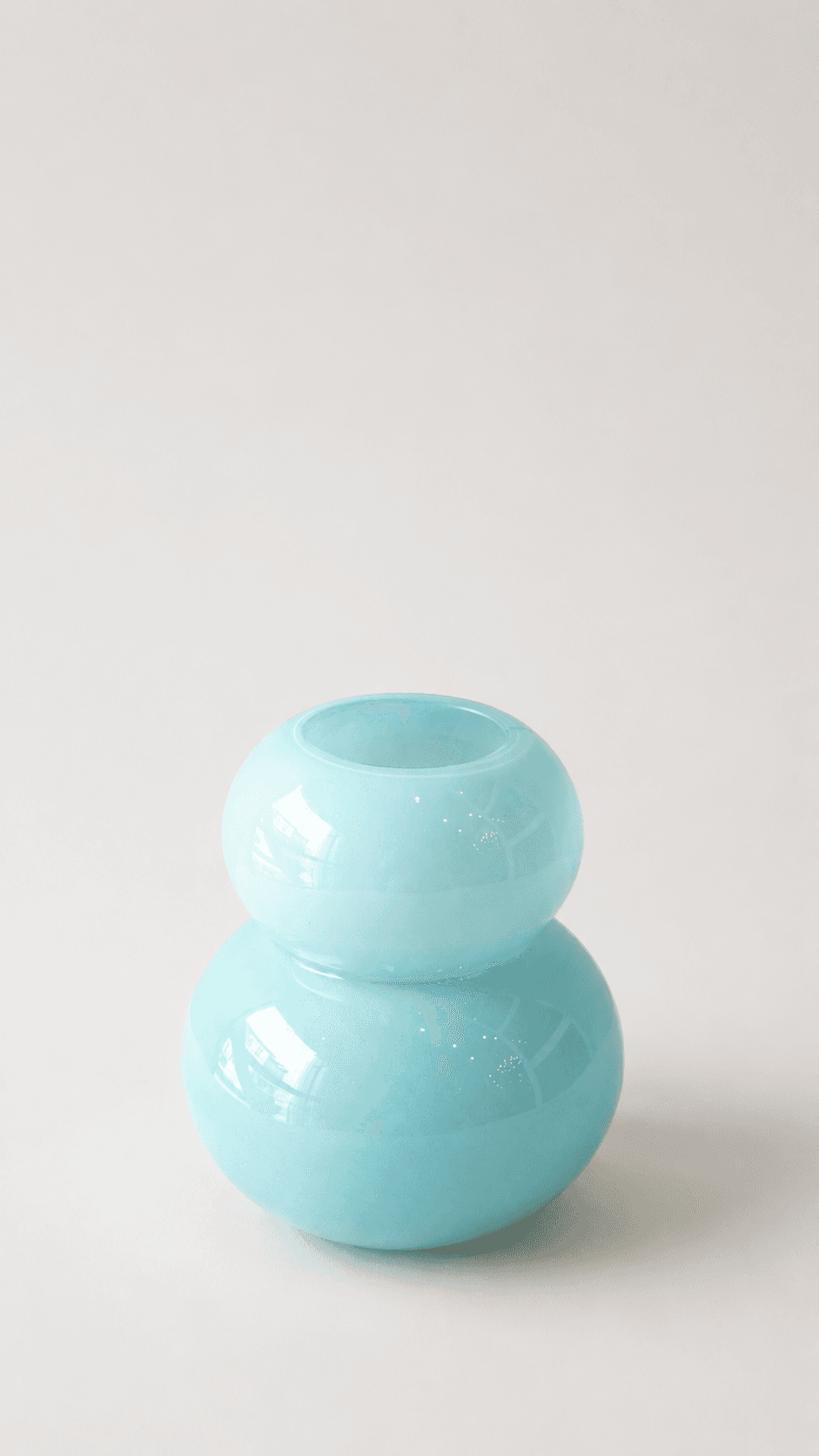 Mini Bubble Mint Glass Vase