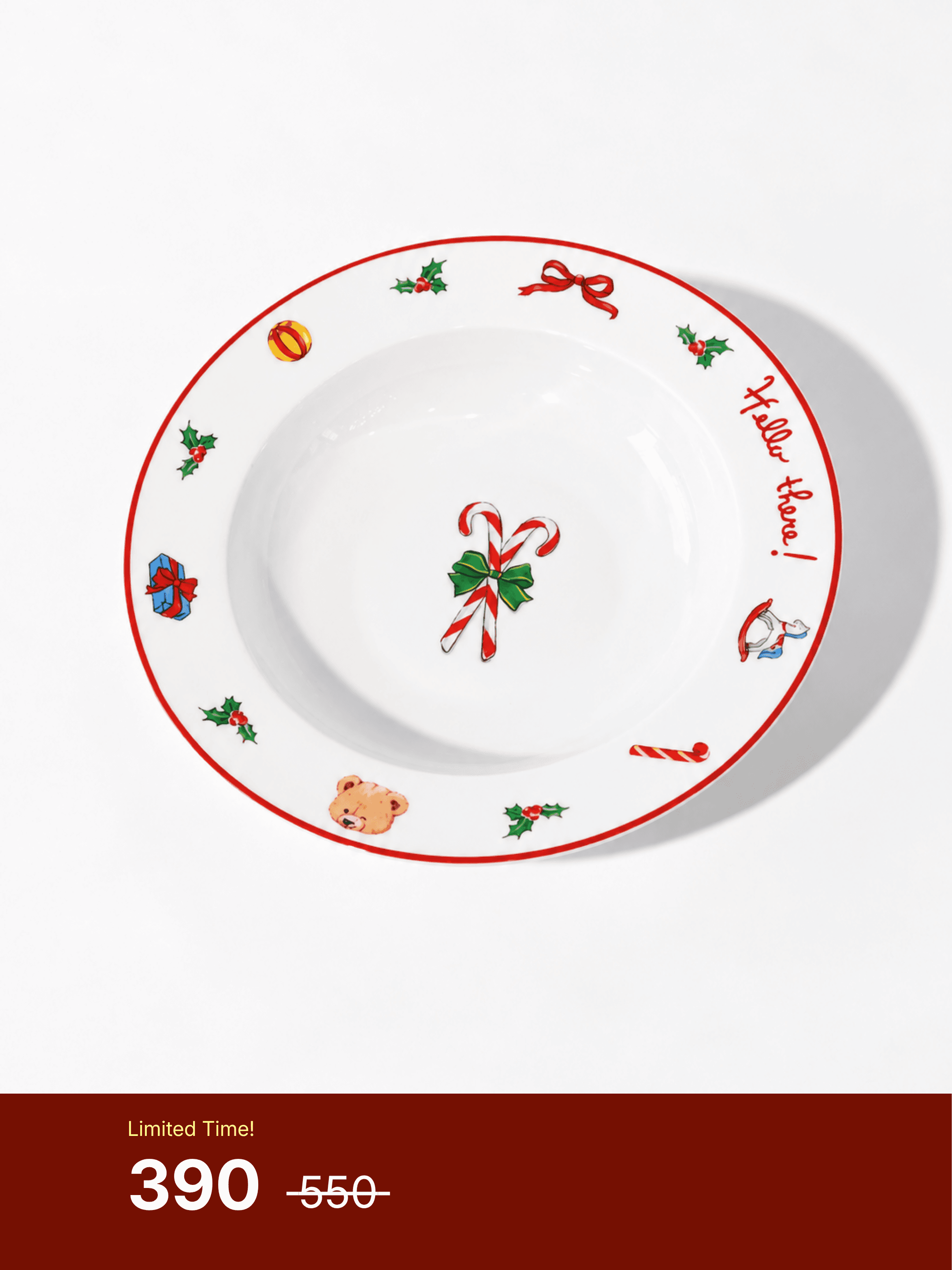 Merry Bear - Candy Pasta Bowl