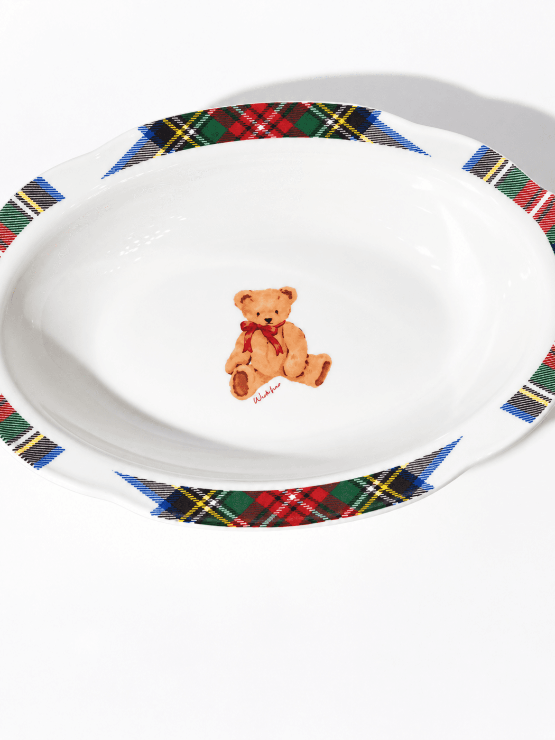 Holly Bear - Oval Bowl