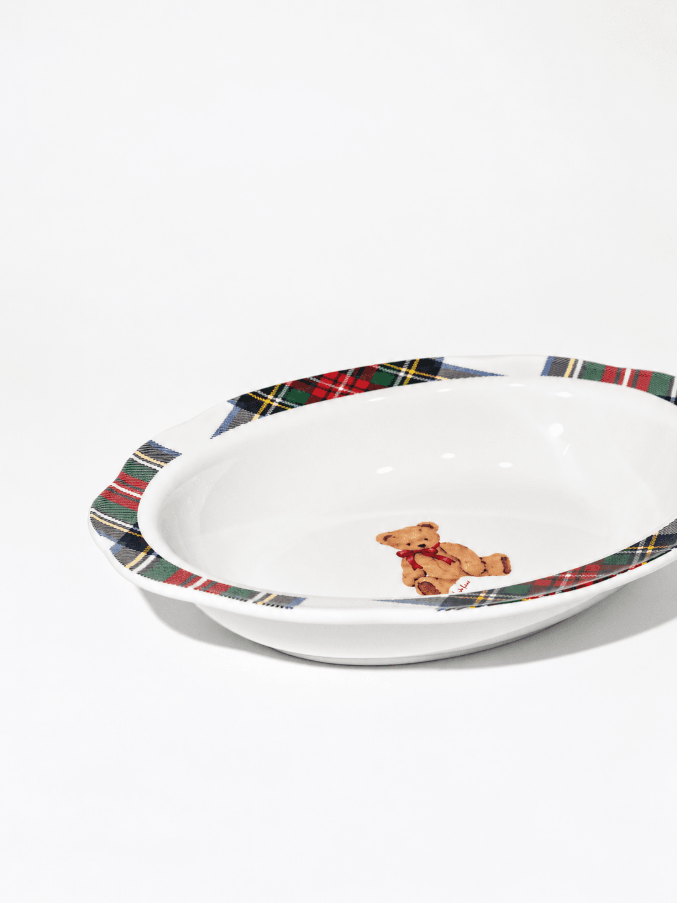 Holly Bear - Oval Bowl