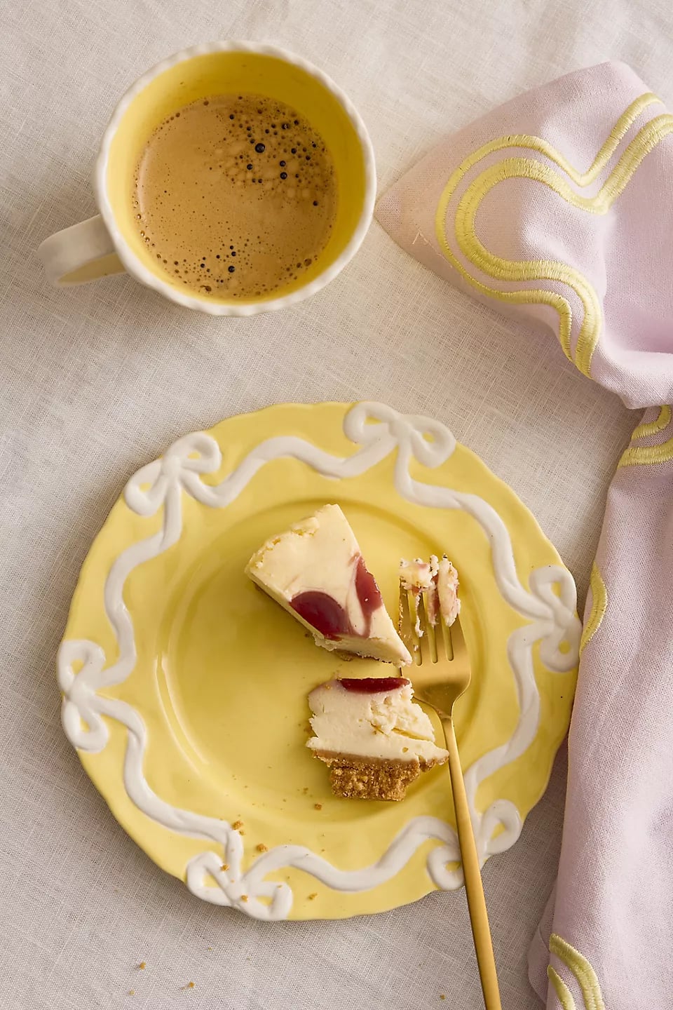 Benedita Bow Side Plate - Butter