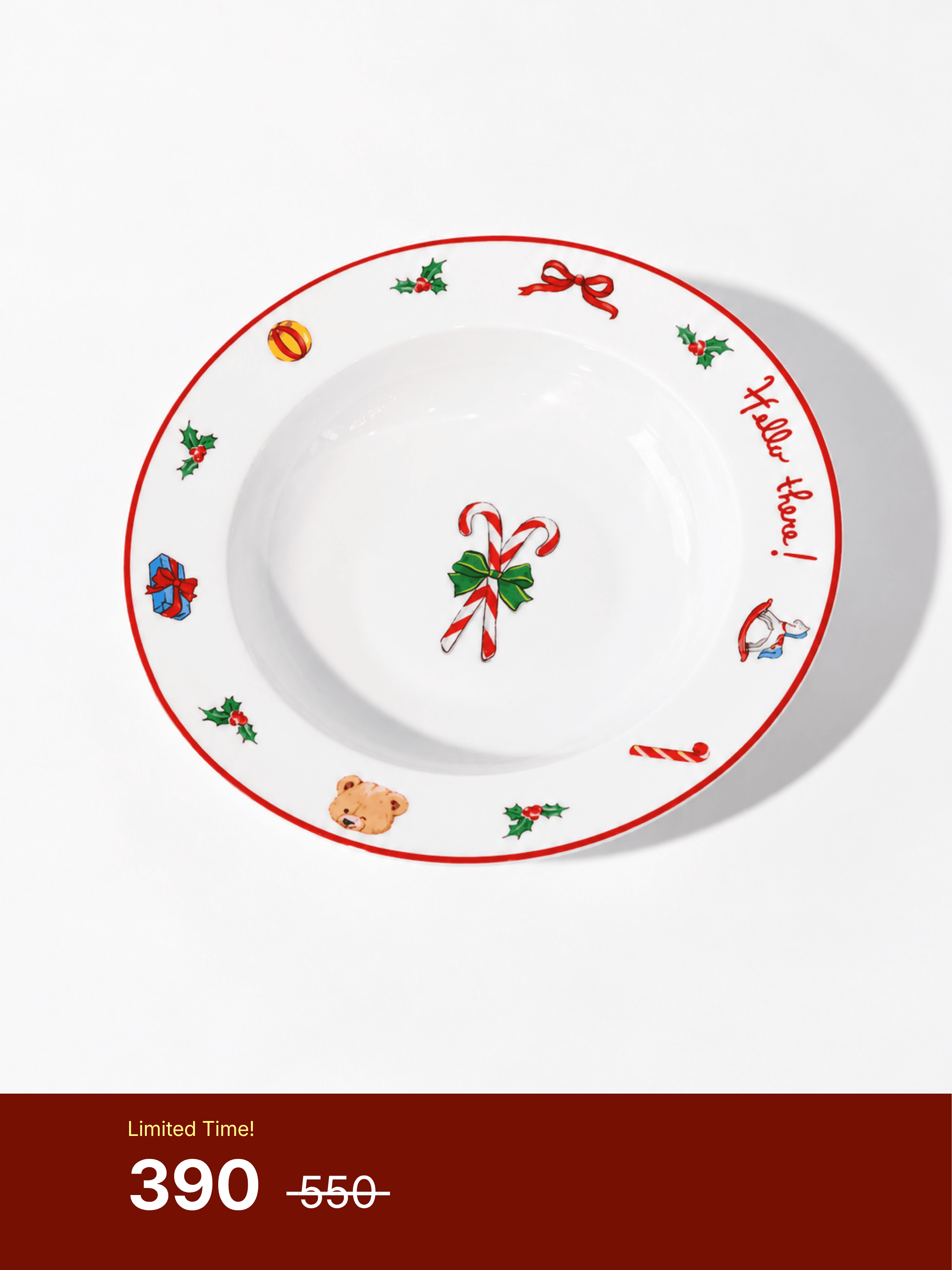 Merry Bear - Candy Pasta Bowl
