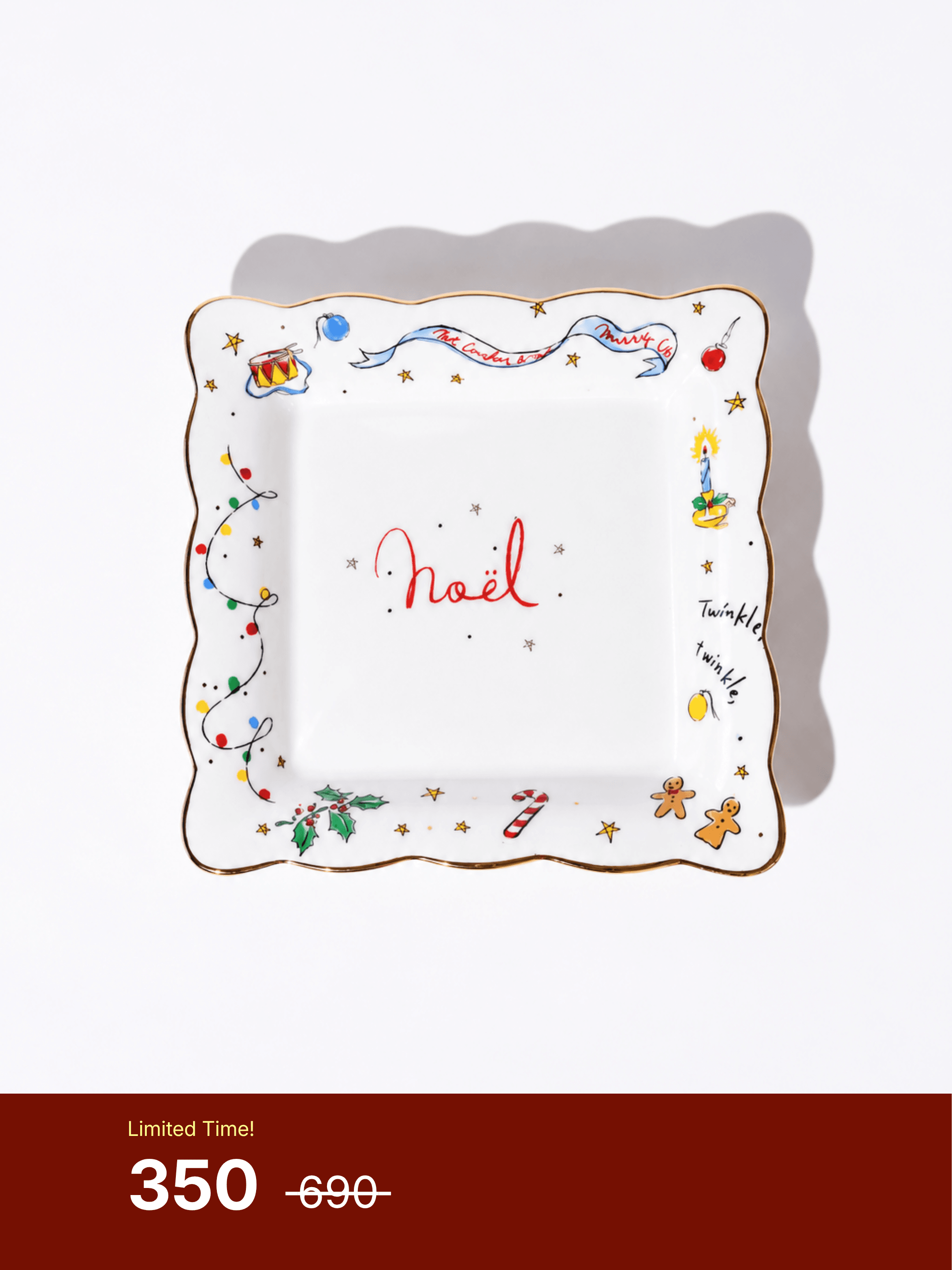 Winter Carnival - Noel Wavy Plate