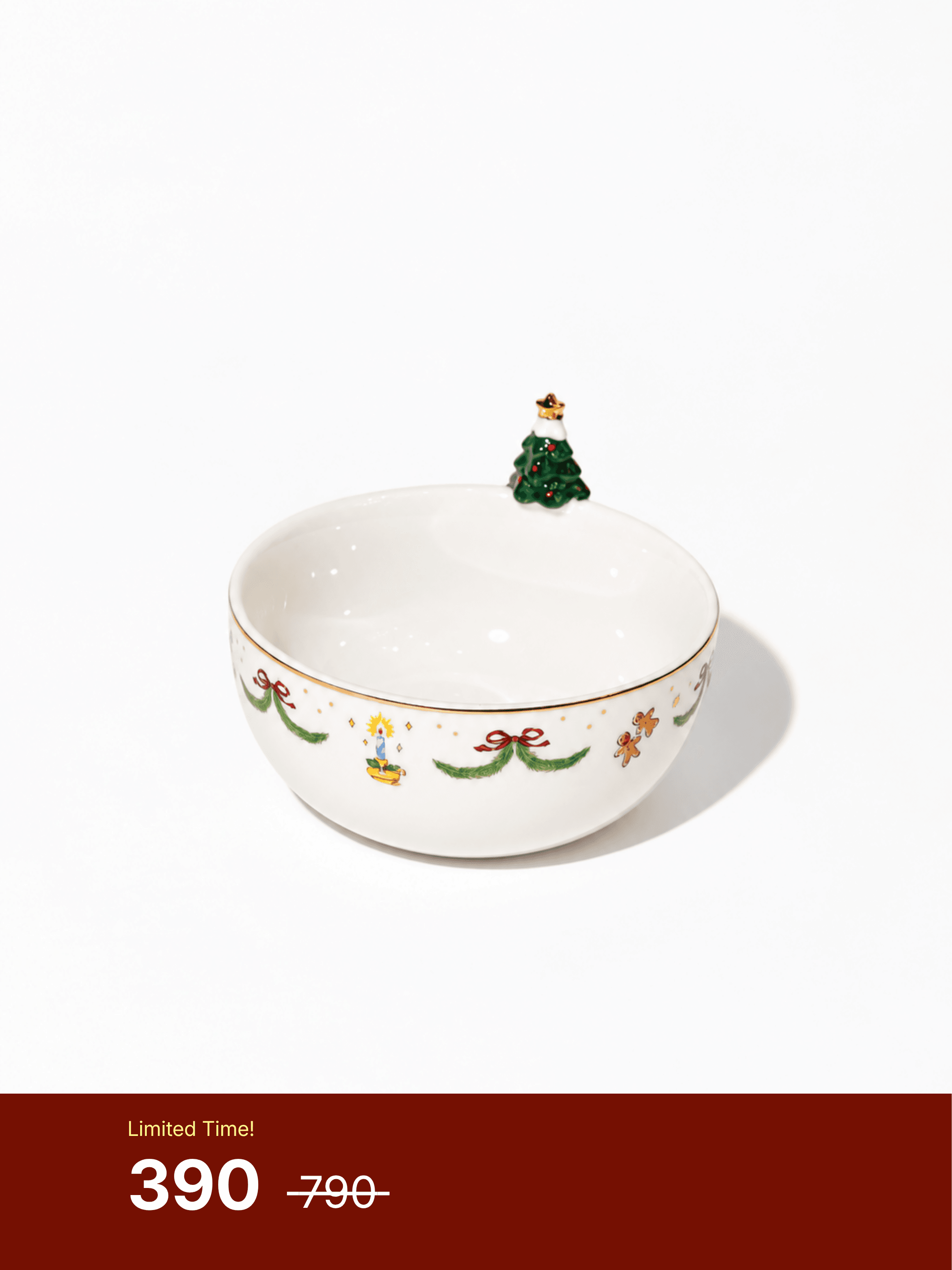 Winter Carnival - Christmas Tree Icon Bowl