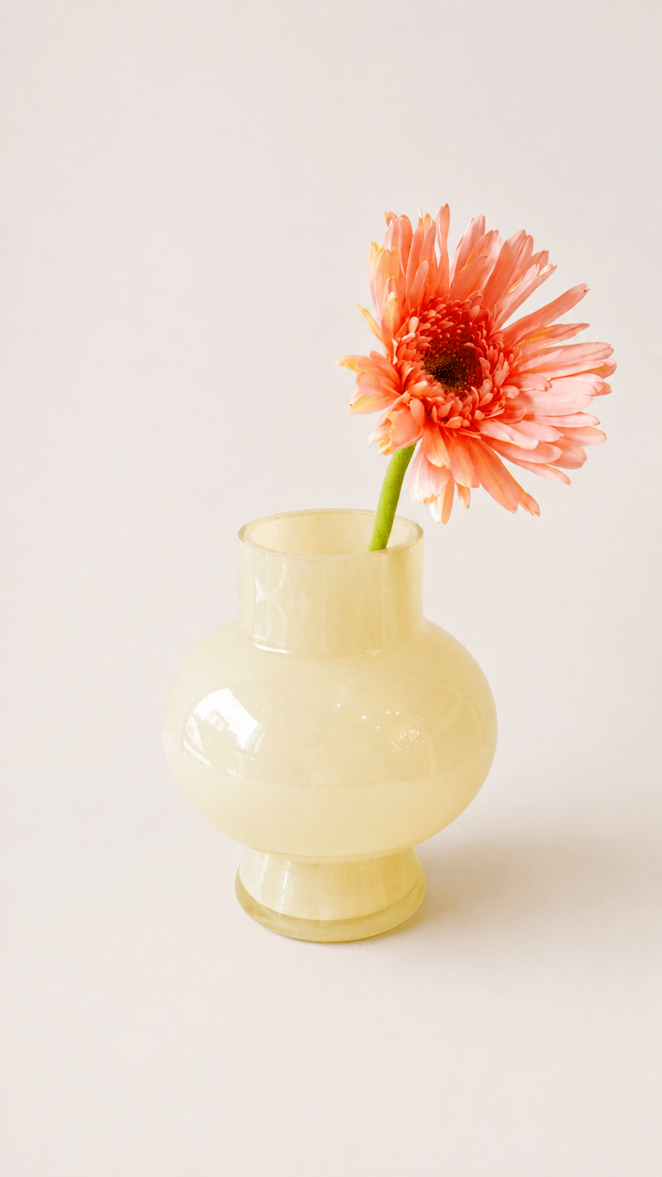Honey Orb Glass Vase