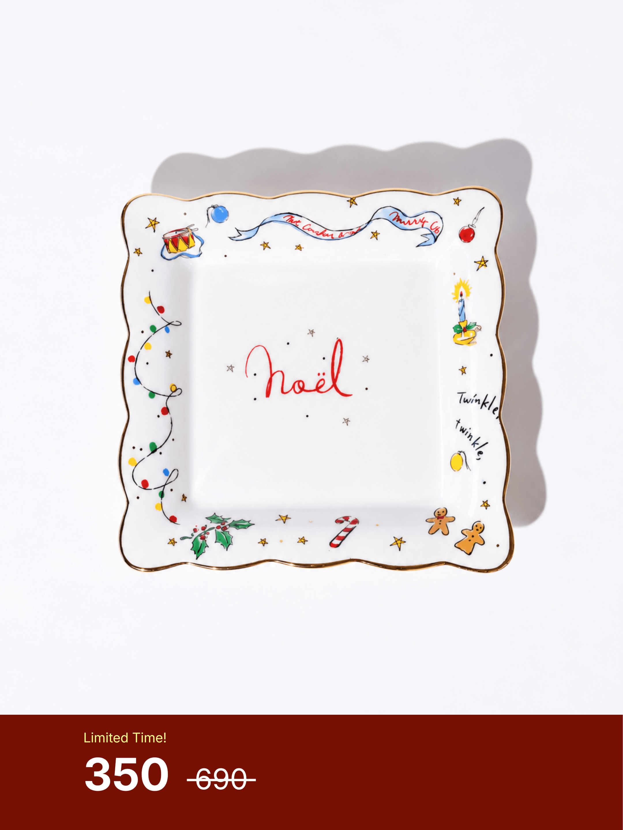 Winter Carnival - Noel Wavy Plate