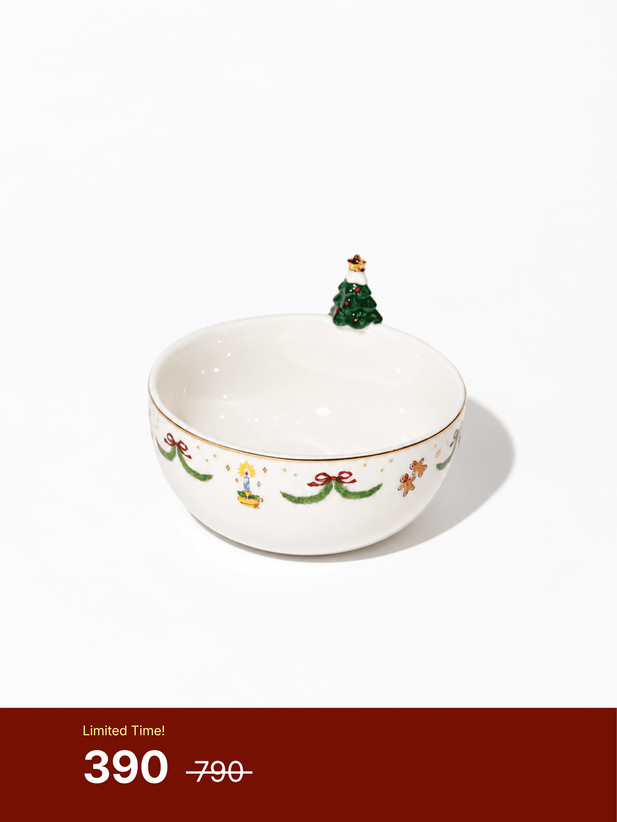 Winter Carnival - Christmas Tree Icon Bowl